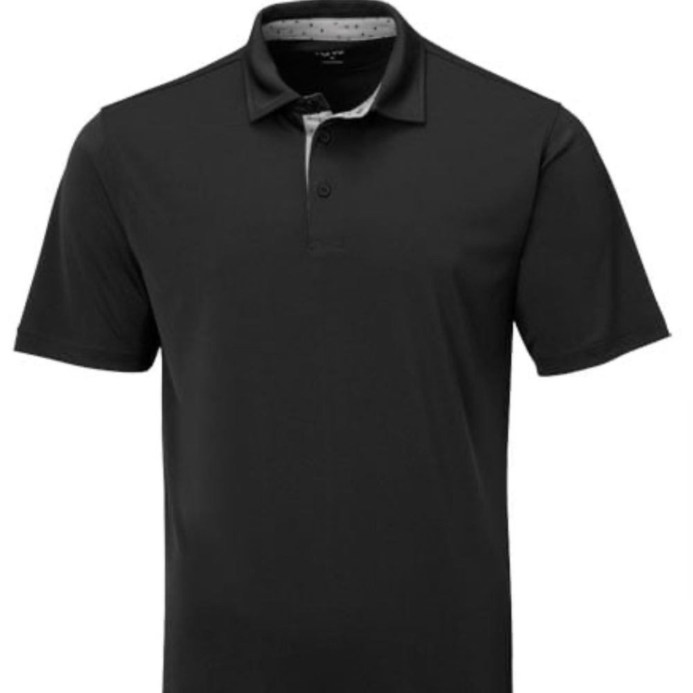 TGW Men’s Golf Polo Black Size XL
